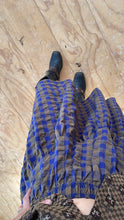 Load image into Gallery viewer, The Ennis Skirt in Cotton Seersucker Oil Spill