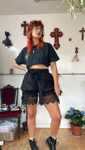 Load image into Gallery viewer, The Ethel Bloomers in Black Linen