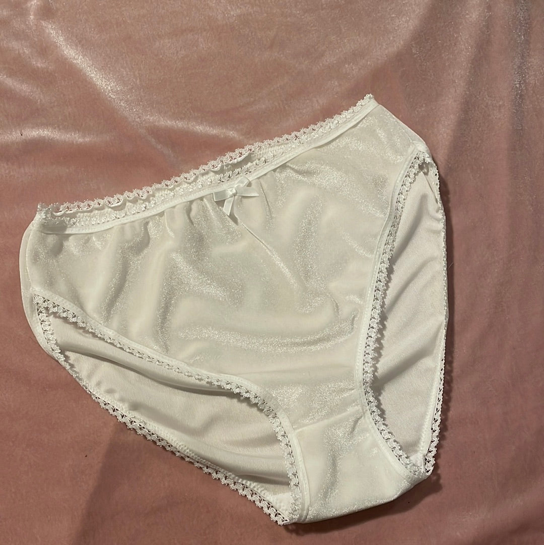 White Velvet Knickers Veronica Velveteen