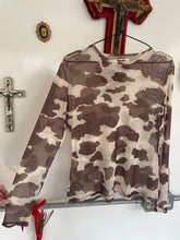 Load image into Gallery viewer, Cow Hide Mesh Tee
