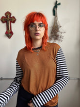 Load image into Gallery viewer, The Insecticide Tee in Orange stripe
