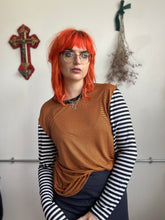 Load image into Gallery viewer, The Insecticide Tee in Orange stripe
