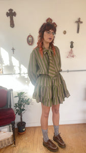 The Sable Shirt in Linen Stripes