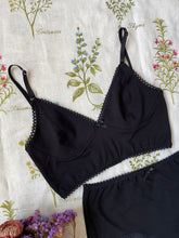 Load image into Gallery viewer, Black Organic Jersey Set
