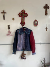Load image into Gallery viewer, The Sable Shirt in tartan linen XL
