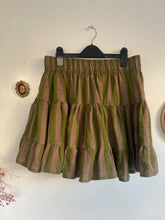 Load image into Gallery viewer, The Ennis Skirt in Linen Stripes
