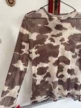 Load image into Gallery viewer, Cow Hide Mesh Tee
