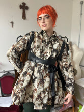 Load image into Gallery viewer, The Baudelaire Dress in Cat Tapestry
