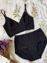 Load image into Gallery viewer, Black Organic Jersey Set
