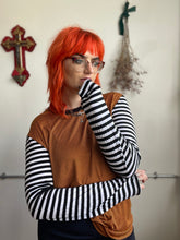 Load image into Gallery viewer, The Insecticide Tee in Orange stripe
