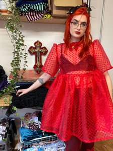 The Cassiopeia Dress in Red