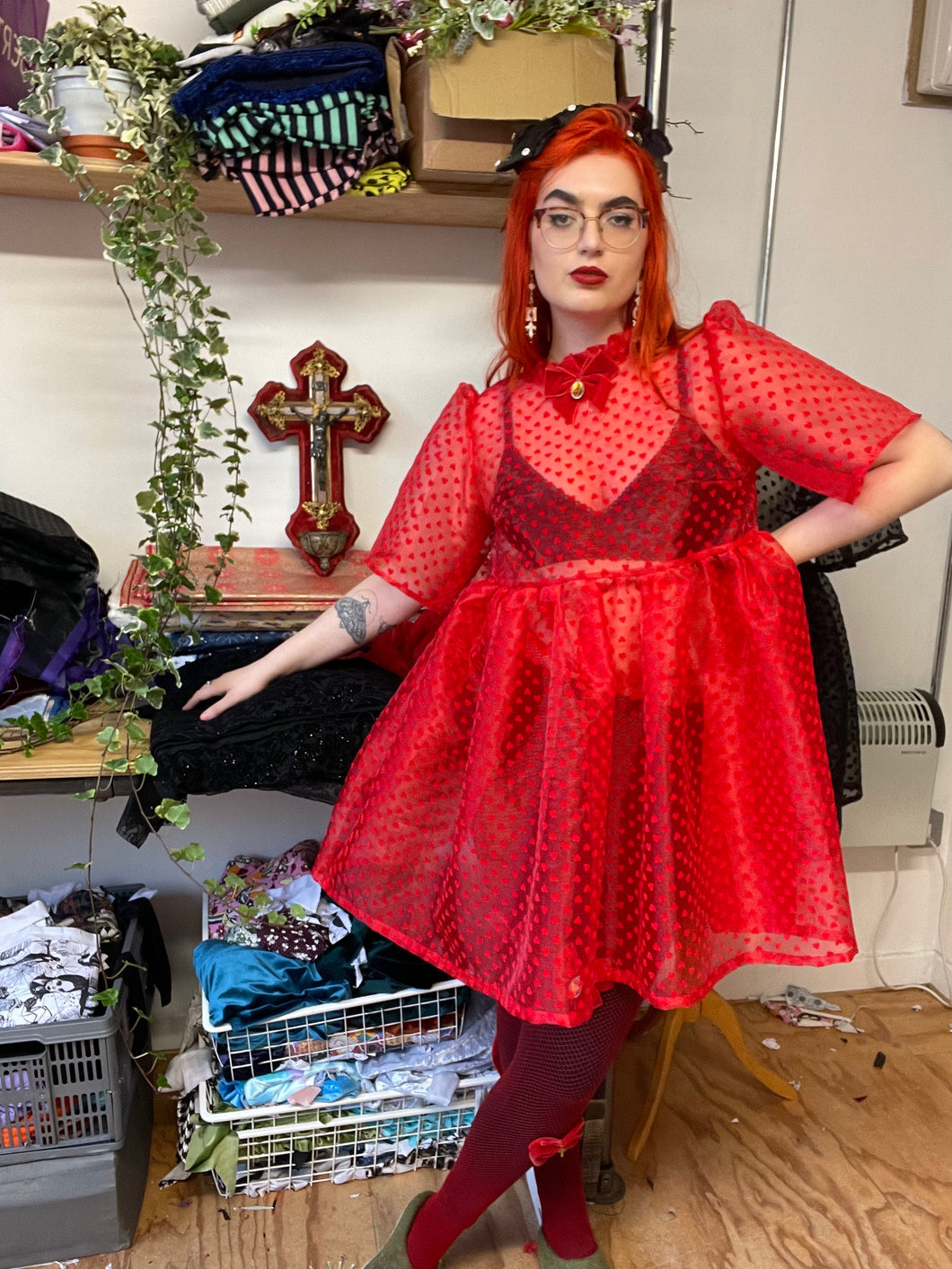 The Cassiopeia Dress in Red