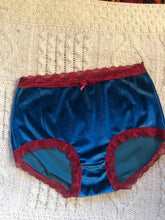 Load image into Gallery viewer, Teal Velvet Knickers
